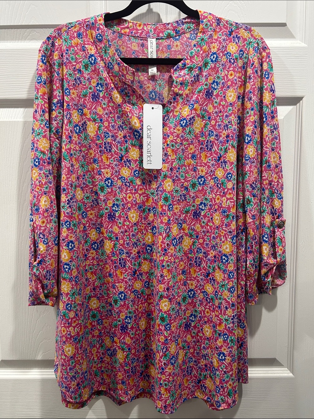 NWT Dear Scarlett Liz cut tunic